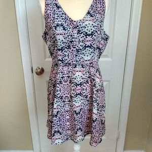 One Clothing  Geometric Print Summer Midi Dress KF